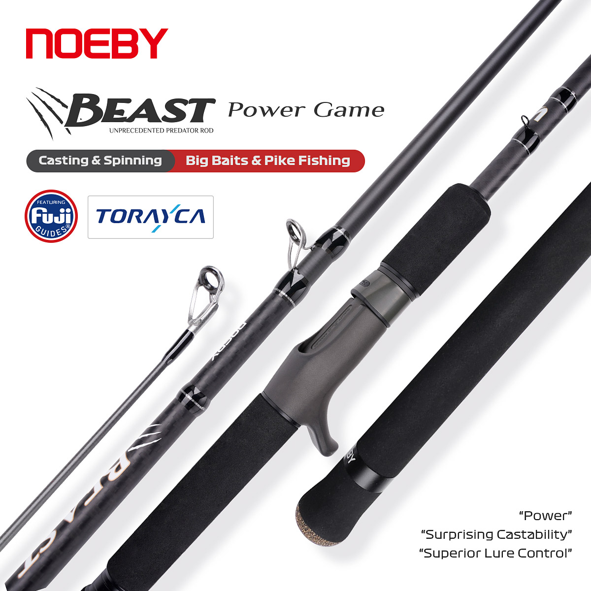 Fishing Equipment Brands - Удилище NOEBY Beast Power Game Big