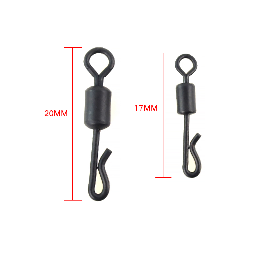 20 шт., вертлюги для ловли кар – обзор и цена Fishing Equipment Cheap