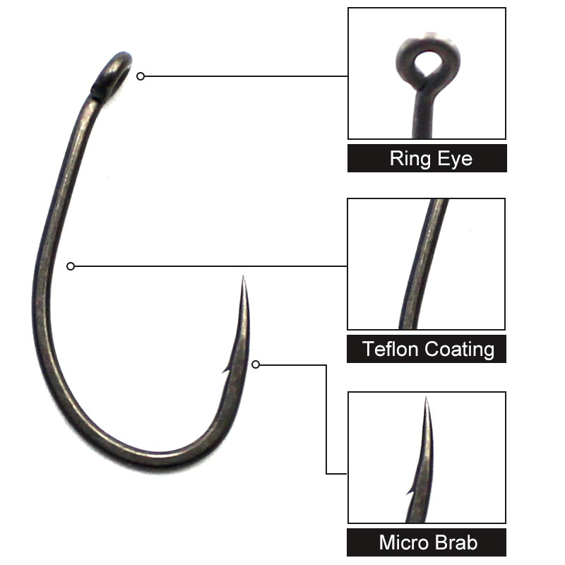 20 шт./лот, колючие крючки с п – обзор и цена Fishing Equipment Brands