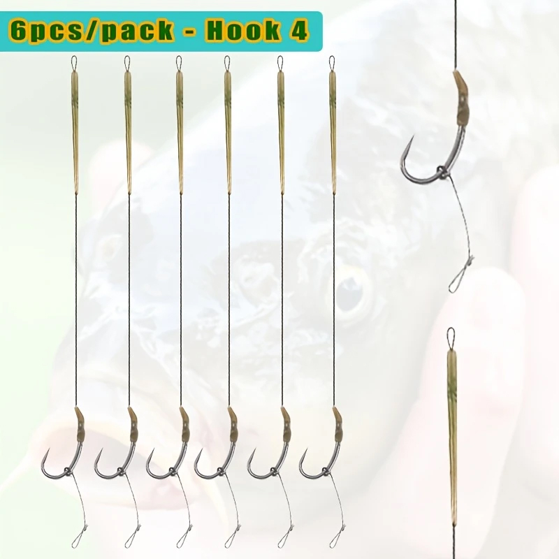 6 шт. готовые оснастки для вол – обзор и цена Freshwater Fishing Kit