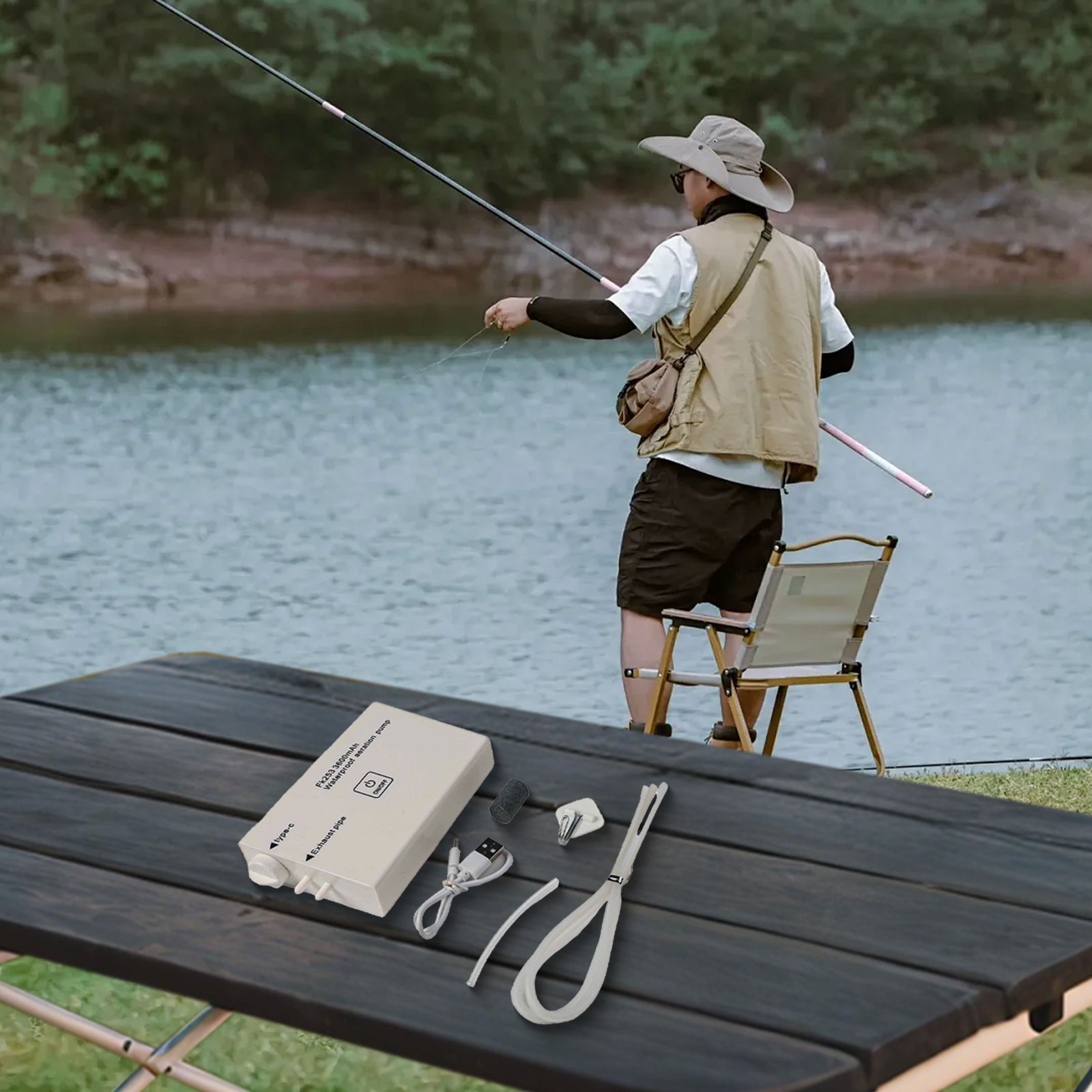 Кислородный насос 14*6*2,2 см, – обзор и цена Fishing Equipment Brands