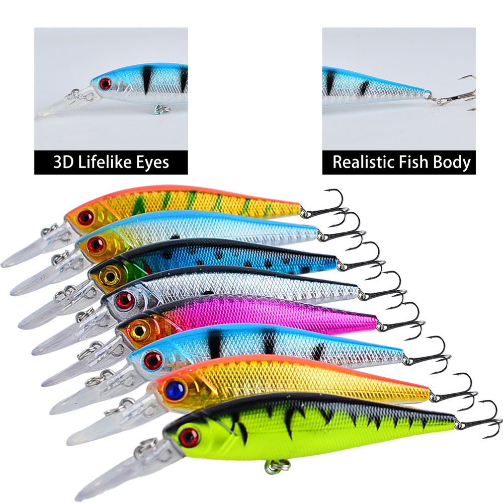 Набор из 8 рыболовных приманок – обзор и цена Fishing Equipment Kit